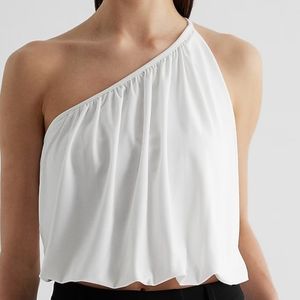 Express One Shoulder Draped Tank